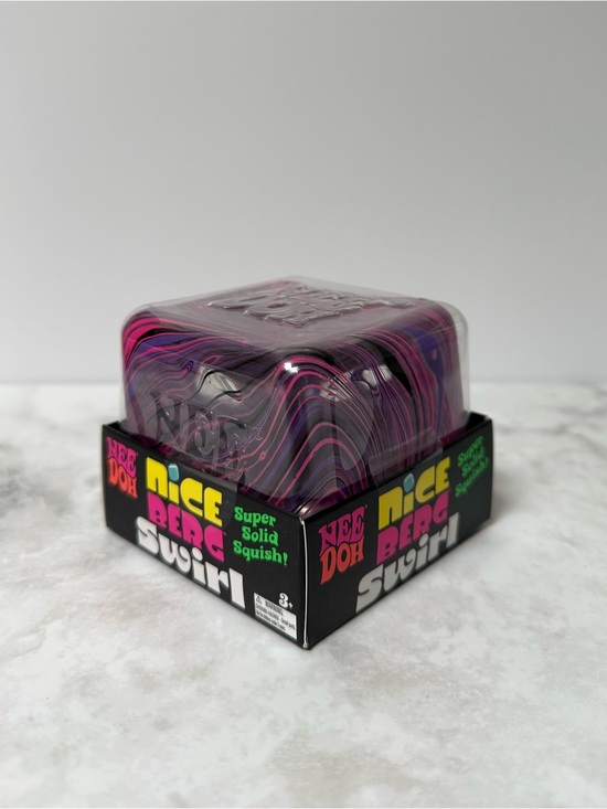 Schylling Other - Needoh Nice Berg Swirl Super Solid Squish - Pink & purple Swirl